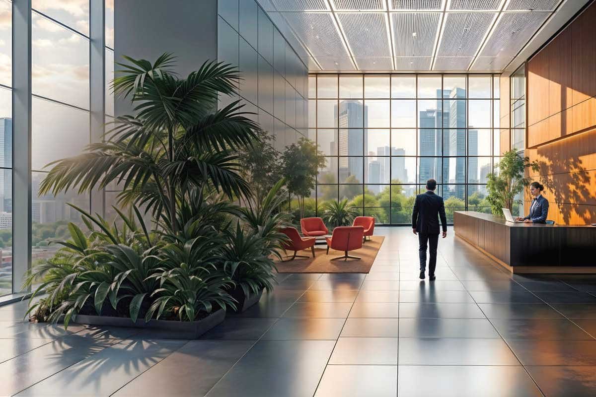 Luxury living room interior Raheja World Trade Center